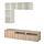 Select colour variation: White stained oak effect / white