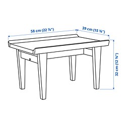 Measurement Illustration - GUTTANE side table