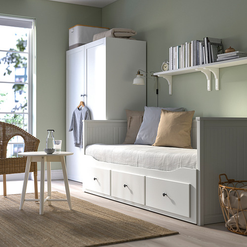 HEMNES, day-bed frame Twin with 3 drawers, without mattress. 4 of 9 open dialog