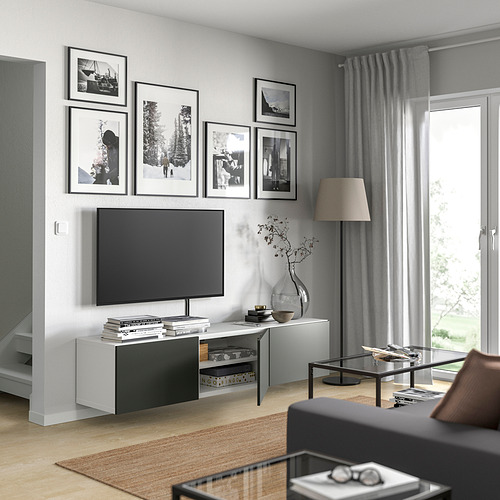BESTÅ, TV unit with doors. 7 of 7 open dialog
