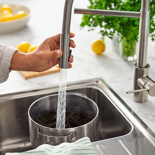 SALLSJÖN, pull down kitchen faucet with spray. 3 of 5 open dialog