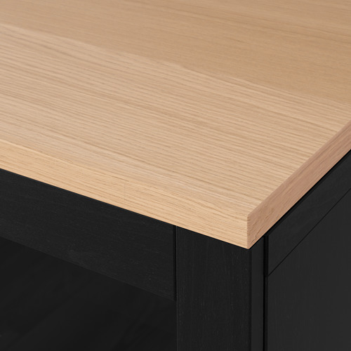 Tablero de madera BESTÅ, liso y de alta calidad.
