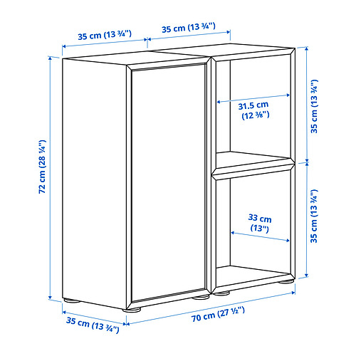 EKET, storage cabinet with door. 7 of 7 open dialog