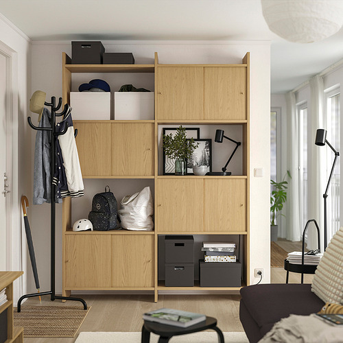LÅDMAKARE, storage cabinet with sliding doors and 2 shelves. 2 of 7 open dialog
