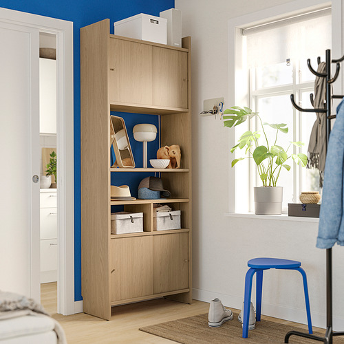 LÅDMAKARE, storage cabinet with sliding doors. 3 of 6 open dialog