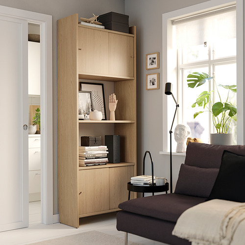 LÅDMAKARE, storage cabinet with sliding doors. 2 of 7 open dialog