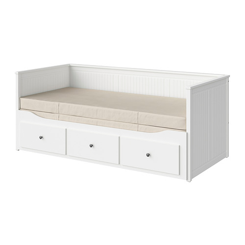 HEMNES, day-bed with 3 drawers and 2 mattresses. 1 of 10 open dialog