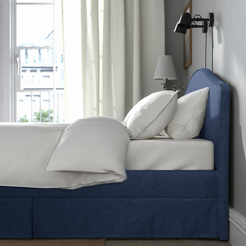 RAMNEFJÄLL, upholstered bed. 3 of 12 open dialog