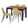 Select colour variation: black-brown/Letafors yellow-beige black
