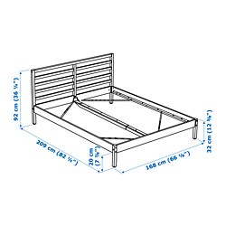Ilustración de medidas - TARVA cama