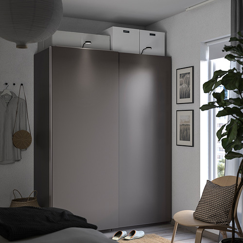 PAX / HASVIK, wardrobe with sliding doors. 2 of 4 open dialog
