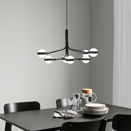 STORSLINGA, LED chandelier, 8-armed, 1100 lm 2700K. 3 of 4 open dialog