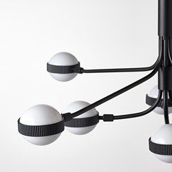 STORSLINGA LED chandelier, 8-armed, 1100 lm 2700K