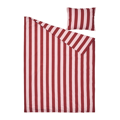 SLÅNHÖSTMAL, Duvet cover for single bed and pillowcase(s). 2 of 2 open dialog