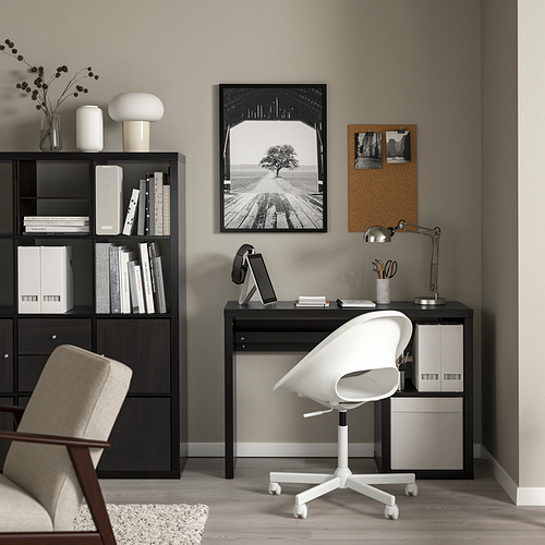 KALLAX / LOBERGET, desk and chair. 2 of 8 open dialog