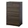 Select colour variation: dark brown/oak effect anchor/unlock function, 27 1/2 "x18 7/8 "x47 1/4 "