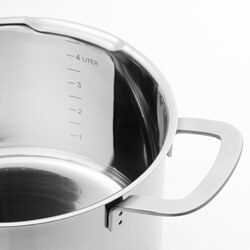 Measurement Illustration - HEMKOMST pot with lid