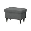 STRANDMON Footstool with storage 