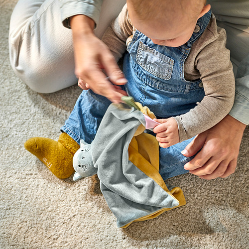 GULDVÄVARE, snuggle blanket with soft toy. 4 of 4 open dialog