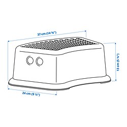Measurement Illustration - FÖRSIKTIG children's stool