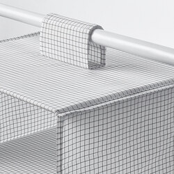 Measurement Illustration - STUK hanging storage with 7 compartments