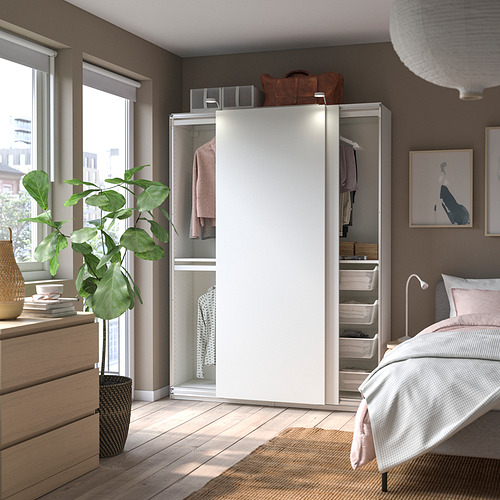 PAX / HASVIK, wardrobe with sliding doors. 5 of 5 open dialog