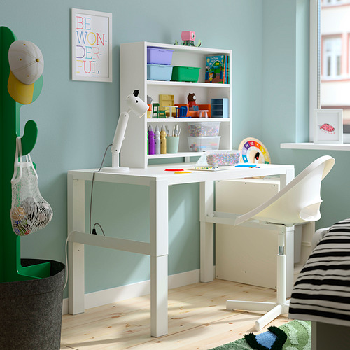 PÅHL, height adjustable desk with add-on unit. 2 of 7 open dialog