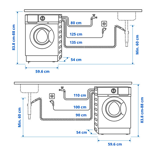 TVÄTTAD, built-in washer. 6 of 6 open dialog