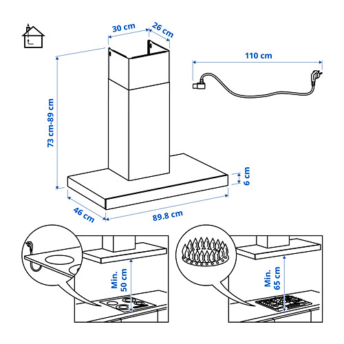 KULINARISK, extractor de pared. 8 de 10 abrir diálogo