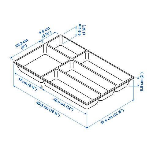 UPPDATERA, flatware tray. 6 of 6 open dialog