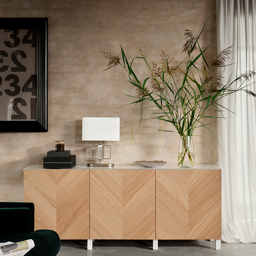 BESTÅ, sideboard with doors. 4 of 8 open dialog