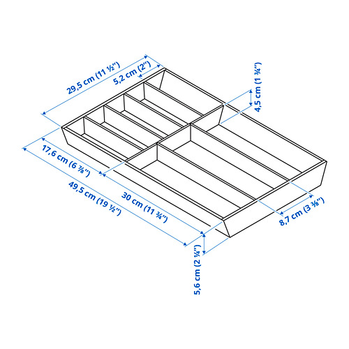 UPPDATERA, flatware tray. 3 of 3 open dialog