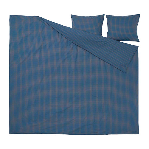 DOFTAKLEJA, Duvet cover for double bed and pillowcase(s). 2 of 6 open dialog