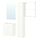 Select colour variation: white, 64x33x65 cm