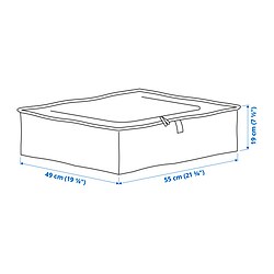 Ilustración de medidas - PÄRKLA bolsa de almacenaje