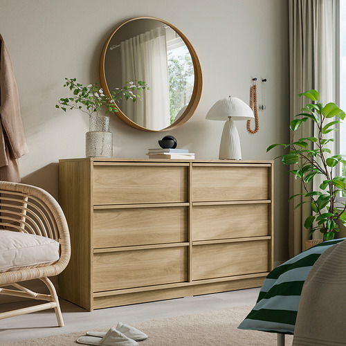 ANKARUDDEN, 6-drawer dresser. 2 of 7 open dialog