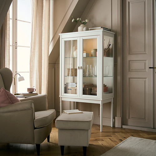 FÄRJKARL, glass-door cabinet. 2 of 6 open dialog