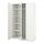 Select colour variation: FORSAND white / ÅHEIM mirror glass