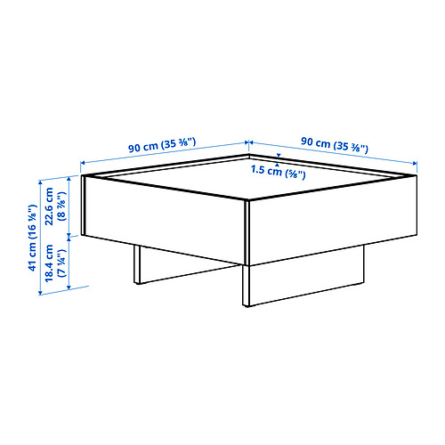 TRANERED, coffee table. 10 of 10 open dialog