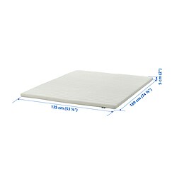 Measurement Illustration - NISSEHOLM mattress topper