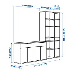 Measurement Illustration - VIHALS storage combination