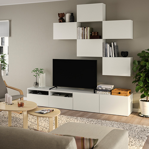 BESTÅ, mueble TV con estantería. 2 de 7 abrir diálogo