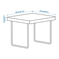 Measurement Illustration - TRANERED armrest tray