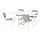 Select colour variation: gateleg table white/white Tibbleby beige-gray