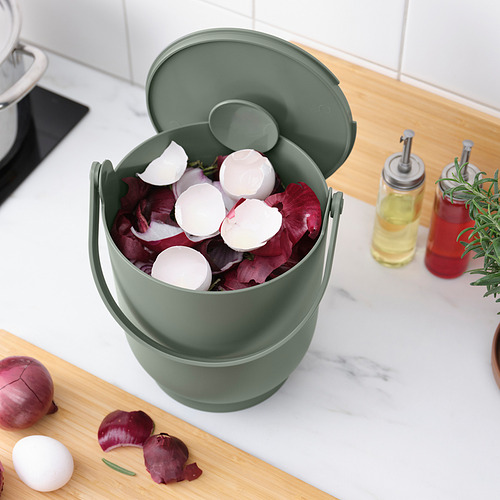 FARMARKVAST, cubo con tapa residuos orgánicos. 2 de 8 abrir diálogo