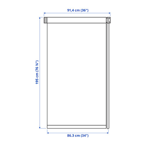 FRIDANS, blackout roller blind. 8 of 9 open dialog