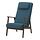 Select colour variation: Walnut effect / Axvall dark grey-blue