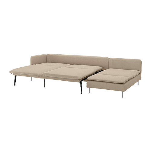 SÖDERHAMN, 4 seat sofa bed with chaise longue. 2 of 7 open dialog