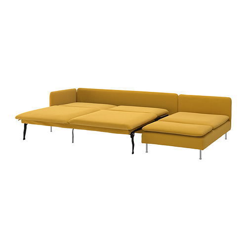 SÖDERHAMN, 4-seat sofa-bed with chaiselongue . 2 of 8 open dialog