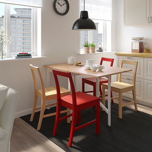 PINNTORP, drop leaf dining table. 3 of 6 open dialog